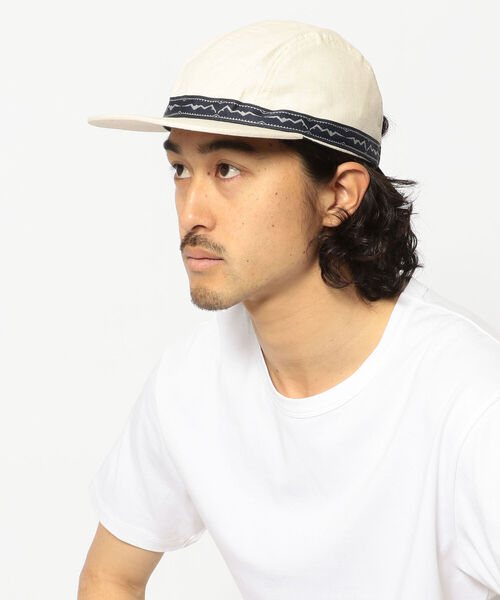 MANASTASH(マナスタッシュ)の「MANASTASH/マナスタッシュ MH-RIP CAP MHリップキャップ(キャップ・メンズ・ブラック/ナチュラル/カラフル・FREE)」の8枚目の写真