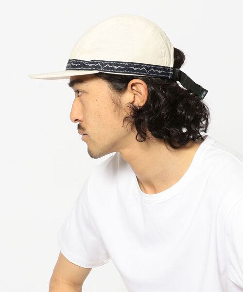 MANASTASH(マナスタッシュ)の「MANASTASH/マナスタッシュ MH-RIP CAP MHリップキャップ(キャップ・メンズ・ブラック/ナチュラル/カラフル・FREE)」の7枚目の写真