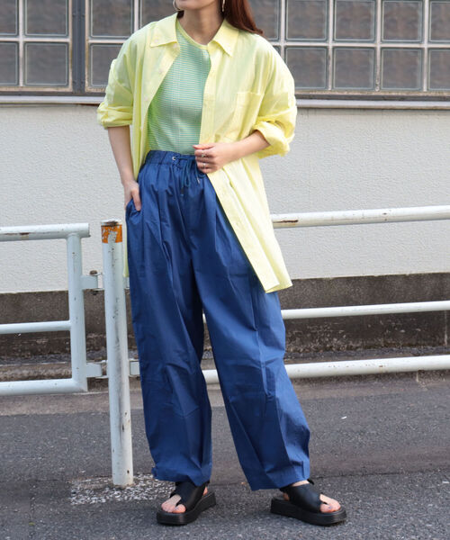 fredy repit（フレディレピ）の「DADDYシャツ（シャツ/ブラウス・レディース・オフホワイト/イエロー/サックスブルー/ピンク・38）」の5枚目の写真