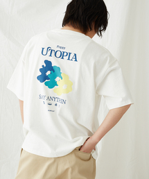 【MISHIMA MART/ミシママート】ユートピア クルーネック Tシャツ