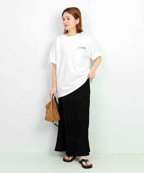 JOURNAL STANDARD(ジャーナルスタンダード)の「【MISHIMA MART/ミシママート】ユートピア クルーネック Tシャツ(Tシャツ/カットソー・メンズ・ブルー/コバルトブルー/イエロー/イエロー系その他・MEDIUM/LARGE/X-LARGE)」の6枚目の写真