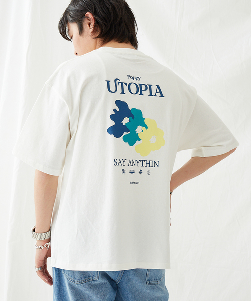 JOURNAL STANDARD(ジャーナルスタンダード)の「【MISHIMA MART/ミシママート】ユートピア クルーネック Tシャツ(Tシャツ/カットソー・メンズ・ブルー/コバルトブルー/イエロー/イエロー系その他・MEDIUM/LARGE/X-LARGE)」の13枚目の写真