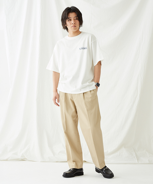 JOURNAL STANDARD(ジャーナルスタンダード)の「【MISHIMA MART/ミシママート】ユートピア クルーネック Tシャツ(Tシャツ/カットソー・メンズ・ブルー/コバルトブルー/イエロー/イエロー系その他・MEDIUM/LARGE/X-LARGE)」の14枚目の写真