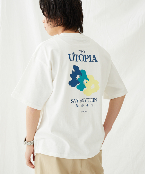 JOURNAL STANDARD(ジャーナルスタンダード)の「【MISHIMA MART/ミシママート】ユートピア クルーネック Tシャツ(Tシャツ/カットソー・メンズ・ブルー/コバルトブルー/イエロー/イエロー系その他・MEDIUM/LARGE/X-LARGE)」の16枚目の写真