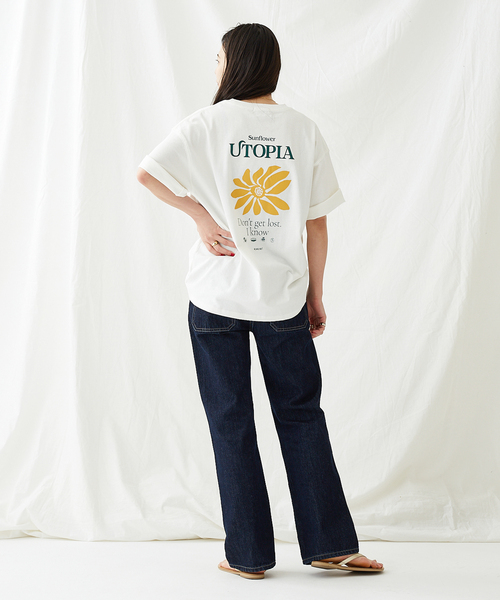JOURNAL STANDARD(ジャーナルスタンダード)の「【MISHIMA MART/ミシママート】ユートピア クルーネック Tシャツ(Tシャツ/カットソー・メンズ・ブルー/コバルトブルー/イエロー/イエロー系その他・MEDIUM/LARGE/X-LARGE)」の22枚目の写真