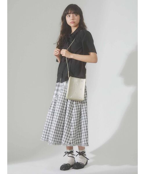 merry jenny（メリージェニー）の「flower metallic ショルダーバッグ（ショルダーバッグ・レディース・シルバー/ゴールド・FREE）」の3枚目の写真