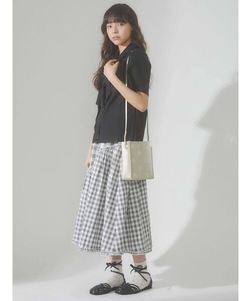 merry jenny（メリージェニー）の「flower metallic ショルダーバッグ（ショルダーバッグ・レディース・シルバー/ゴールド・FREE）」の7枚目の写真