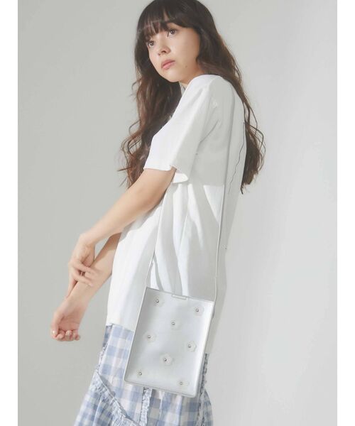 merry jenny（メリージェニー）の「flower metallic ショルダーバッグ（ショルダーバッグ・レディース・シルバー/ゴールド・FREE）」の12枚目の写真