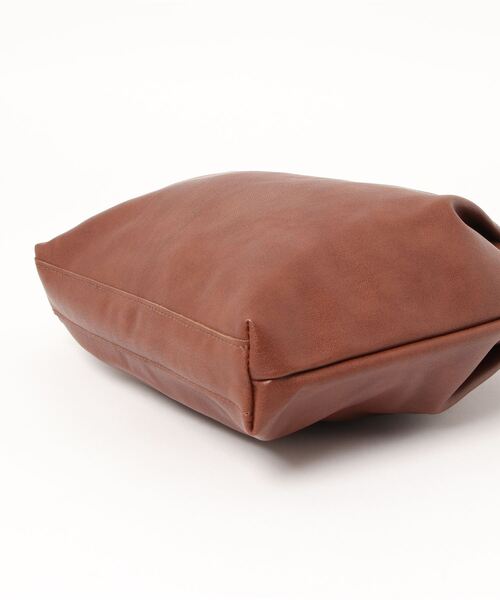 Legato Largo（レガートラルゴ）の「Legato Largo レガートラルゴ  / さくっと使える シンプルな お気軽 ミニ トートバッグ / LG-E1241（トートバッグ・レディース・ブラック/ダークグリーン/ブラウン/ピンク/シルバー/ミント/レオパード・ONESIZE）」の9枚目の写真