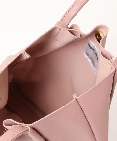 Legato Largo（レガートラルゴ）の「Legato Largo レガートラルゴ  / さくっと使える シンプルな お気軽 ミニ トートバッグ / LG-E1241（トートバッグ・レディース・ブラック/ダークグリーン/ブラウン/ピンク/シルバー/ミント/レオパード・ONESIZE）」の13枚目の写真