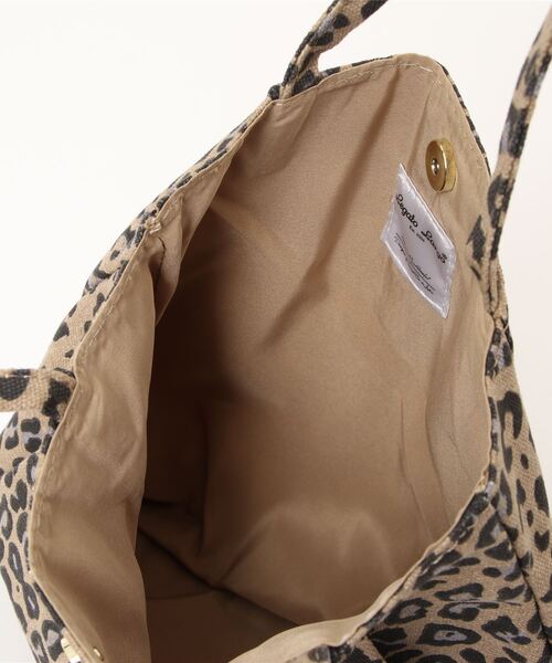 Legato Largo（レガートラルゴ）の「Legato Largo レガートラルゴ  / さくっと使える シンプルな お気軽 ミニ トートバッグ / LG-E1241（トートバッグ・レディース・ブラック/ダークグリーン/ブラウン/ピンク/シルバー/ミント/レオパード・ONESIZE）」の14枚目の写真