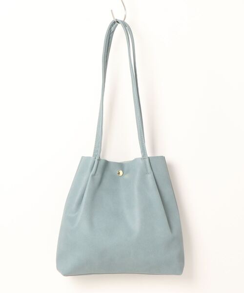 Legato Largo（レガートラルゴ）の「Legato Largo レガートラルゴ  / さくっと使える シンプルな お気軽 ミニ トートバッグ / LG-E1241（トートバッグ・レディース・ブラック/ダークグリーン/ブラウン/ピンク/シルバー/ミント/レオパード・ONESIZE）」の20枚目の写真