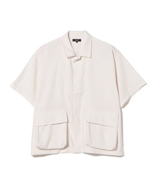 BEAMS HEART(ビームスハート)の「BEAMS HEART / ポリエステル リップストップ BDUシャツ(シャツ/ブラウス・メンズ・オフホワイト/ブルー系その他・SMALL/MEDIUM/LARGE)」の11枚目の写真