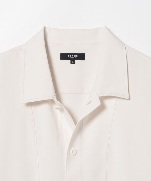 BEAMS HEART(ビームスハート)の「BEAMS HEART / ポリエステル リップストップ BDUシャツ(シャツ/ブラウス・メンズ・オフホワイト/ブルー系その他・SMALL/MEDIUM/LARGE)」の12枚目の写真