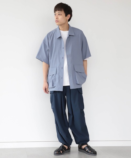 BEAMS HEART(ビームスハート)の「BEAMS HEART / ポリエステル リップストップ BDUシャツ(シャツ/ブラウス・メンズ・オフホワイト/ブルー系その他・SMALL/MEDIUM/LARGE)」の20枚目の写真