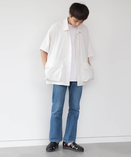 BEAMS HEART(ビームスハート)の「BEAMS HEART / ポリエステル リップストップ BDUシャツ(シャツ/ブラウス・メンズ・オフホワイト/ブルー系その他・SMALL/MEDIUM/LARGE)」の14枚目の写真