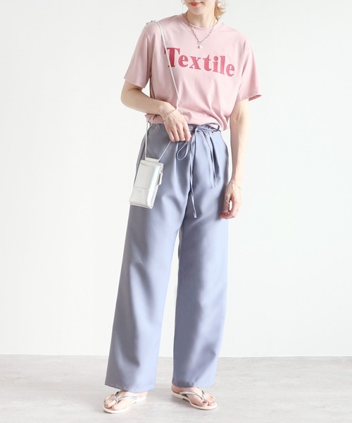 reca(レカ)の「ハトメ使いタックパンツ(その他パンツ・レディース・アイボリー/ブラック/ブルー・M)」の19枚目の写真