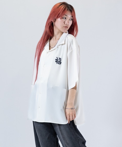 Limited Line Naive Magic(リミテッドラインナイーブマジック)の「【a】ナチュラルストレッチポリエステル半袖スカシャツ龍/VIET-NAM(シャツ/ブラウス・メンズ・ホワイト/ブラック/ブルー/グリーン/ブラック系その他/グリーン系その他・MEDIUM/LARGE)」の17枚目の写真