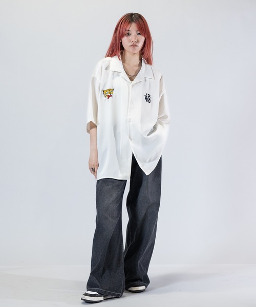 Limited Line Naive Magic(リミテッドラインナイーブマジック)の「【a】ナチュラルストレッチポリエステル半袖スカシャツ龍/VIET-NAM(シャツ/ブラウス・メンズ・ホワイト/ブラック/ブルー/グリーン/ブラック系その他/グリーン系その他・MEDIUM/LARGE)」の18枚目の写真