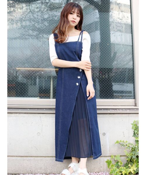 MURUA（ムルーア）の「アシメショルダーMIXリブニット（ニット/セーター・レディース・ホワイト/ブラック/グレー/ブルー・FREE）」の17枚目の写真