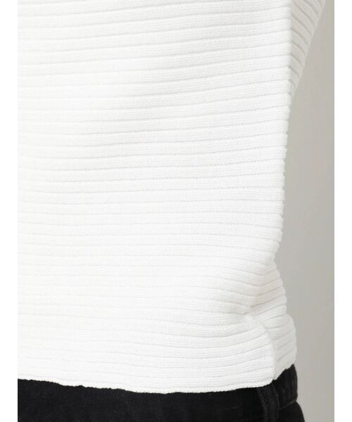 MURUA（ムルーア）の「アシメショルダーMIXリブニット（ニット/セーター・レディース・ホワイト/ブラック/グレー/ブルー・FREE）」の15枚目の写真