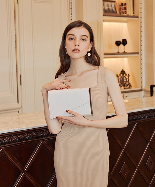 EIMY ISTOIRE（エイミーイストワール）の「アッパーライトクラッチバッグ（クラッチバッグ・レディース・ホワイト/ピンク/ミント・FREE）」の5枚目の写真