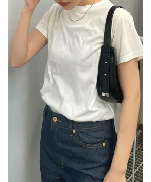 THROW by SLY(スローバイスライ)の「THROW JW CURVE SEAM TAPERED PT-A ジャストウエスト テーパード デニム パンツ(デニムパンツ・レディース・ブルー・1/0/2)」の16枚目の写真