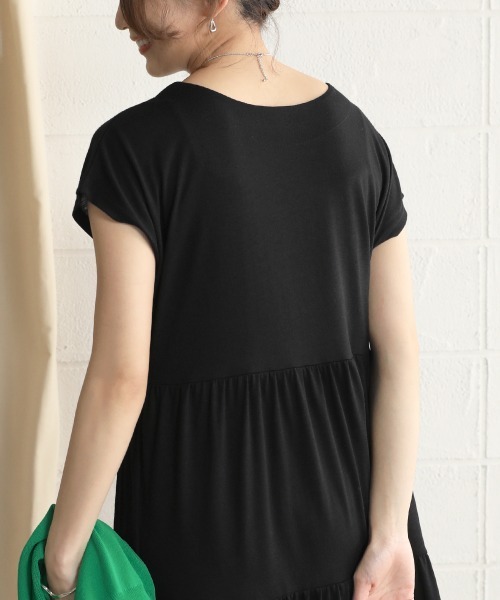 Bou Jeloud（ブージュルード）の「【WEB限定】カットティアードワンピース（ワンピース・レディース・チャコールグレー/ブラック/ブラウン/レッド・FREE）」の21枚目の写真