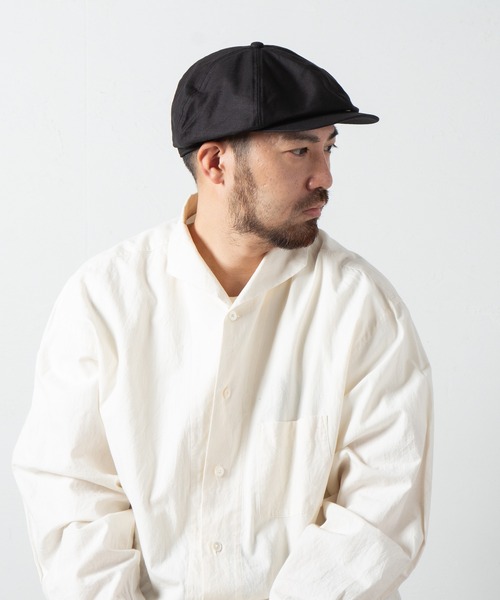 KNOX（ノックス）の「バックサテン　キャスハンチング（ハンチング/ベレー帽・メンズ・ベージュ/カーキ/ブラック・LARGE/MEDIUM）」の2枚目の写真