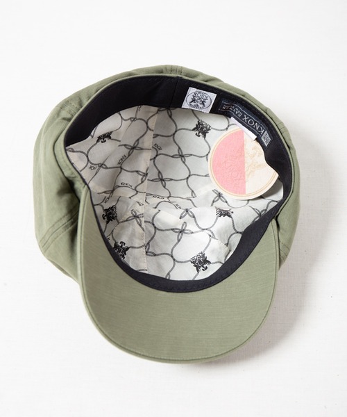 KNOX（ノックス）の「バックサテン　キャスハンチング（ハンチング/ベレー帽・メンズ・ベージュ/カーキ/ブラック・LARGE/MEDIUM）」の5枚目の写真