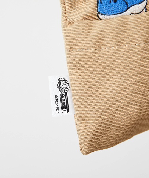 ear PAPILLONNER（イアパピヨネ）の「”PEZ(ペッツ)×ear"  刺繍ミニポシェット/ミニショルダーバッグ　ZOO（ショルダーバッグ・レディース・ブラック/ベージュ・FREE）」の12枚目の写真