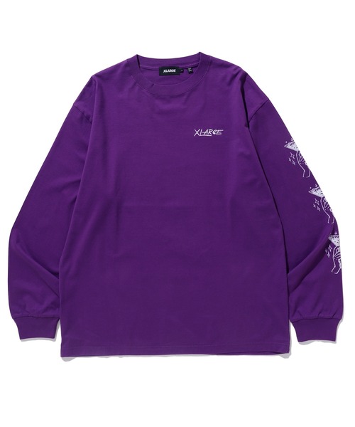 XLARGE（エクストララージ）の「COCKTAIL LOGO L/S TEE（Tシャツ/カットソー・メンズ・ブラック/ホワイト/パープル・S/XL/M/L）」の13枚目の写真