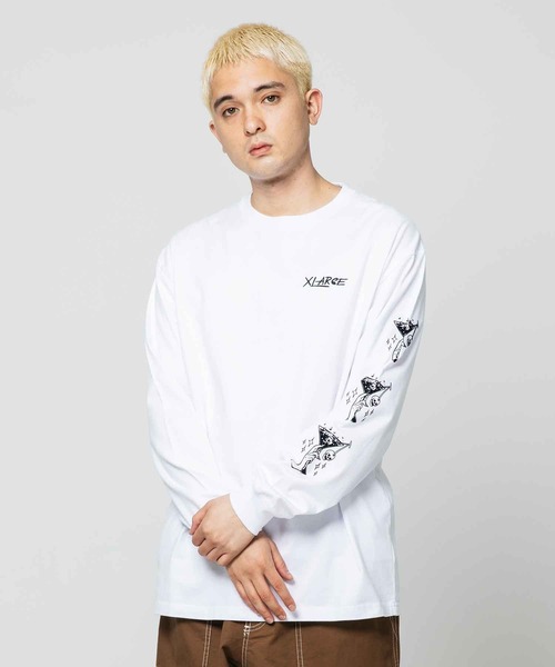XLARGE（エクストララージ）の「COCKTAIL LOGO L/S TEE（Tシャツ/カットソー・メンズ・ブラック/ホワイト/パープル・S/XL/M/L）」の15枚目の写真