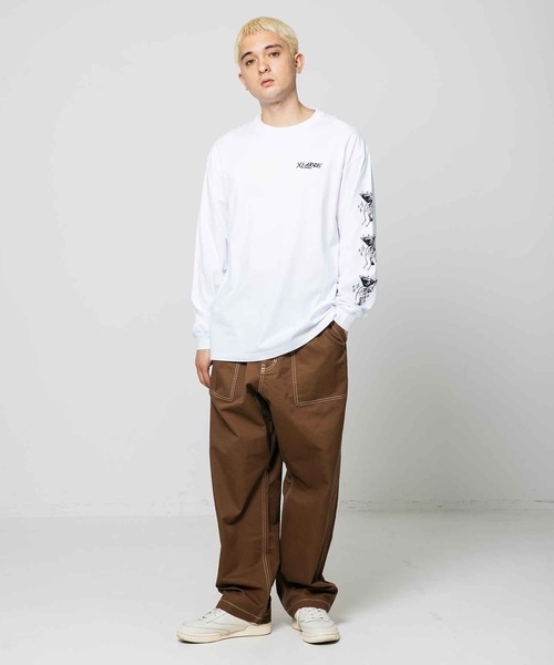 XLARGE（エクストララージ）の「COCKTAIL LOGO L/S TEE（Tシャツ/カットソー・メンズ・ブラック/ホワイト/パープル・S/XL/M/L）」の19枚目の写真