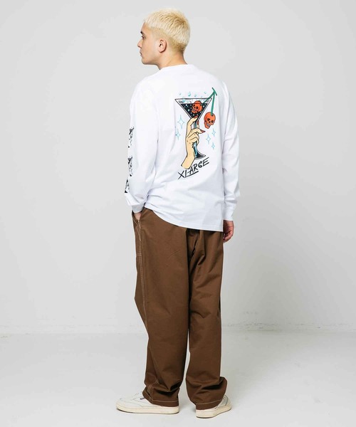 XLARGE（エクストララージ）の「COCKTAIL LOGO L/S TEE（Tシャツ/カットソー・メンズ・ブラック/ホワイト/パープル・S/XL/M/L）」の20枚目の写真