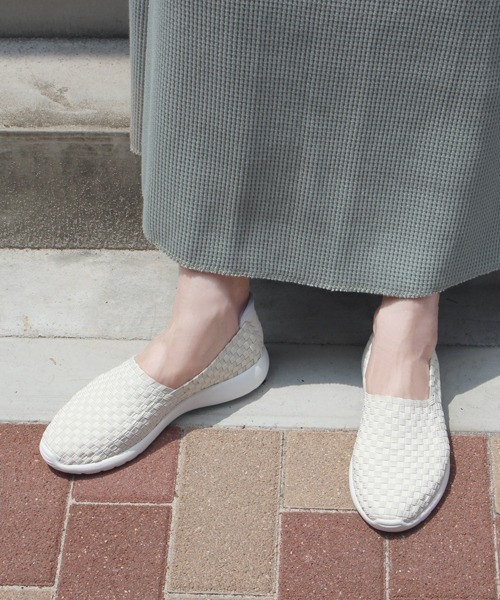 セール】軽量メッシュストレッチスリッポン（スリッポン）｜Fin