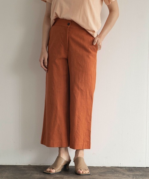marjour（マージュール）の「LINEN COLOR PANTS（スラックス・レディース・パープル/オレンジ/ミント・M）」の3枚目の写真