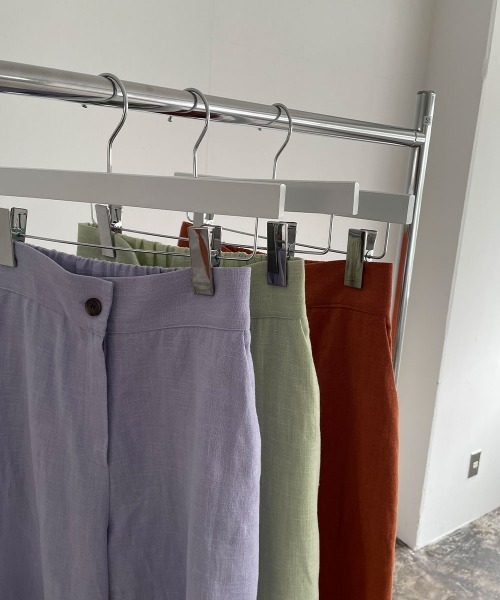 marjour（マージュール）の「LINEN COLOR PANTS（スラックス・レディース・パープル/オレンジ/ミント・M）」の5枚目の写真