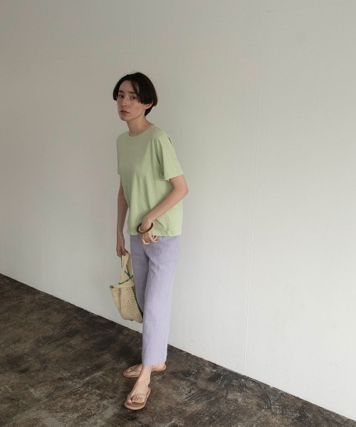 marjour（マージュール）の「LINEN COLOR PANTS（スラックス・レディース・パープル/オレンジ/ミント・M）」の21枚目の写真