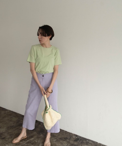 marjour（マージュール）の「LINEN COLOR PANTS（スラックス・レディース・パープル/オレンジ/ミント・M）」の22枚目の写真