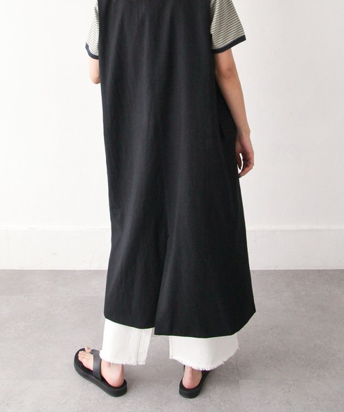 Chillfar（チルファー）の「ロングジレベスト（ベスト・レディース・ブラック/ベージュ/ブラウン/オレンジ/アイボリー・FREE）」の22枚目の写真