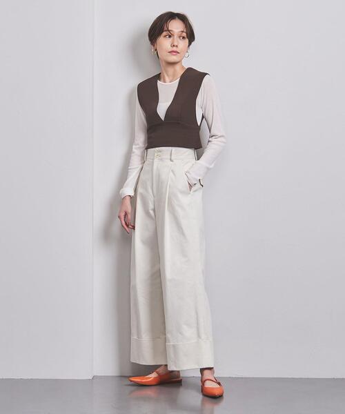 UNITED ARROWS（ユナイテッドアローズ）の「ニット ビスチェ（その他トップス・レディース・ブラック/ダークブラウン・FREE）」の12枚目の写真