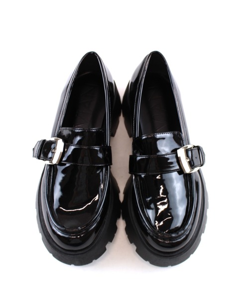 VIVIAN（ヴィヴィアン）の「厚底バックルベルトローファー ZOZOTOWN+オフィシャルサイト限定商品（ローファー・レディース・ダークブラウン/ブラック系その他・LL/S/M/L）」の14枚目の写真