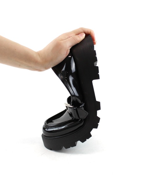 VIVIAN（ヴィヴィアン）の「厚底バックルベルトローファー ZOZOTOWN+オフィシャルサイト限定商品（ローファー・レディース・ダークブラウン/ブラック系その他・LL/S/M/L）」の15枚目の写真