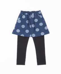 KP（ケーピー）の「ドットデニムスカッツ(140～150cm)（その他パンツ・キッズ）」