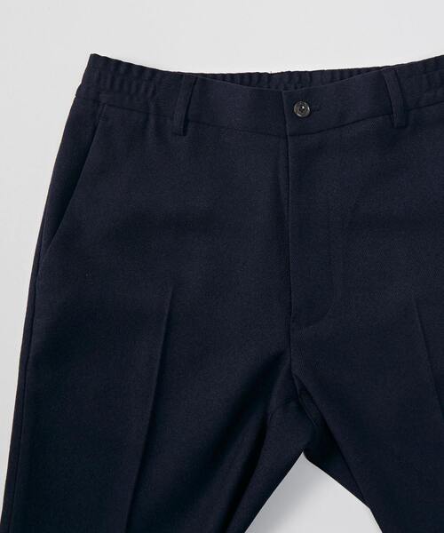 MEN'S MELROSE（メンズメルローズ）の「【WEB限定】イージーケアウーリーサージセットアップパンツ（スラックス・メンズ・ネイビー/ライトブラウン/ブラック/チャコールグレー・3/4/2）」の9枚目の写真