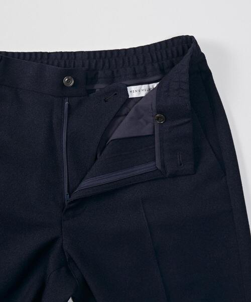 MEN'S MELROSE（メンズメルローズ）の「【WEB限定】イージーケアウーリーサージセットアップパンツ（スラックス・メンズ・ネイビー/ライトブラウン/ブラック/チャコールグレー・3/4/2）」の10枚目の写真