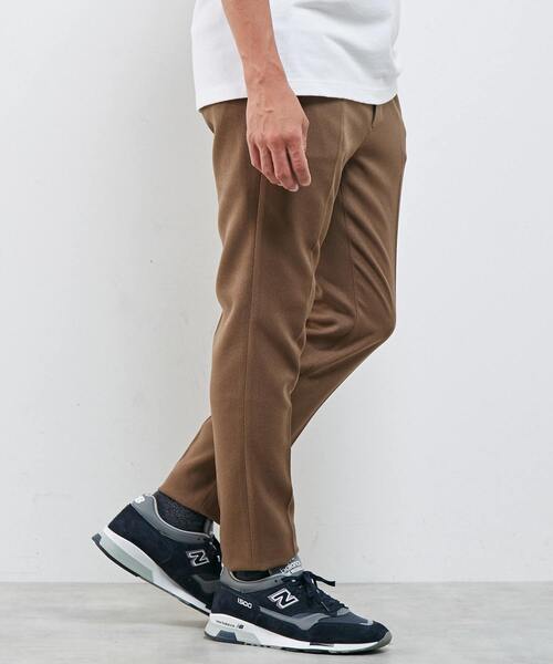 MEN'S MELROSE（メンズメルローズ）の「【WEB限定】イージーケアウーリーサージセットアップパンツ（スラックス・メンズ・ネイビー/ライトブラウン/ブラック/チャコールグレー・3/4/2）」の16枚目の写真