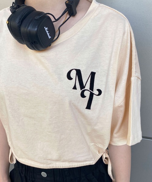 PairPair（ペアペア）の「裾ドロストクロップドＴee（Tシャツ/カットソー・レディース・ブラック/アイボリー・FREE）」の12枚目の写真