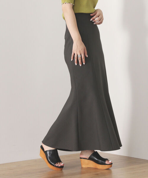 BEAMS HEART（ビームスハート）の「BEAMS HEART / レースアップ マーメイド スカート（スカート・レディース・オレンジ/ブラック系その他4/イエロー系その他2・FREE）」の2枚目の写真